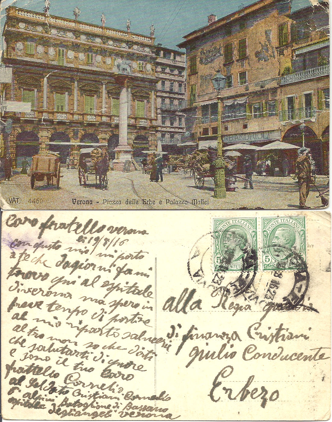 Cartolina di Cornelio del 19 agosto  16