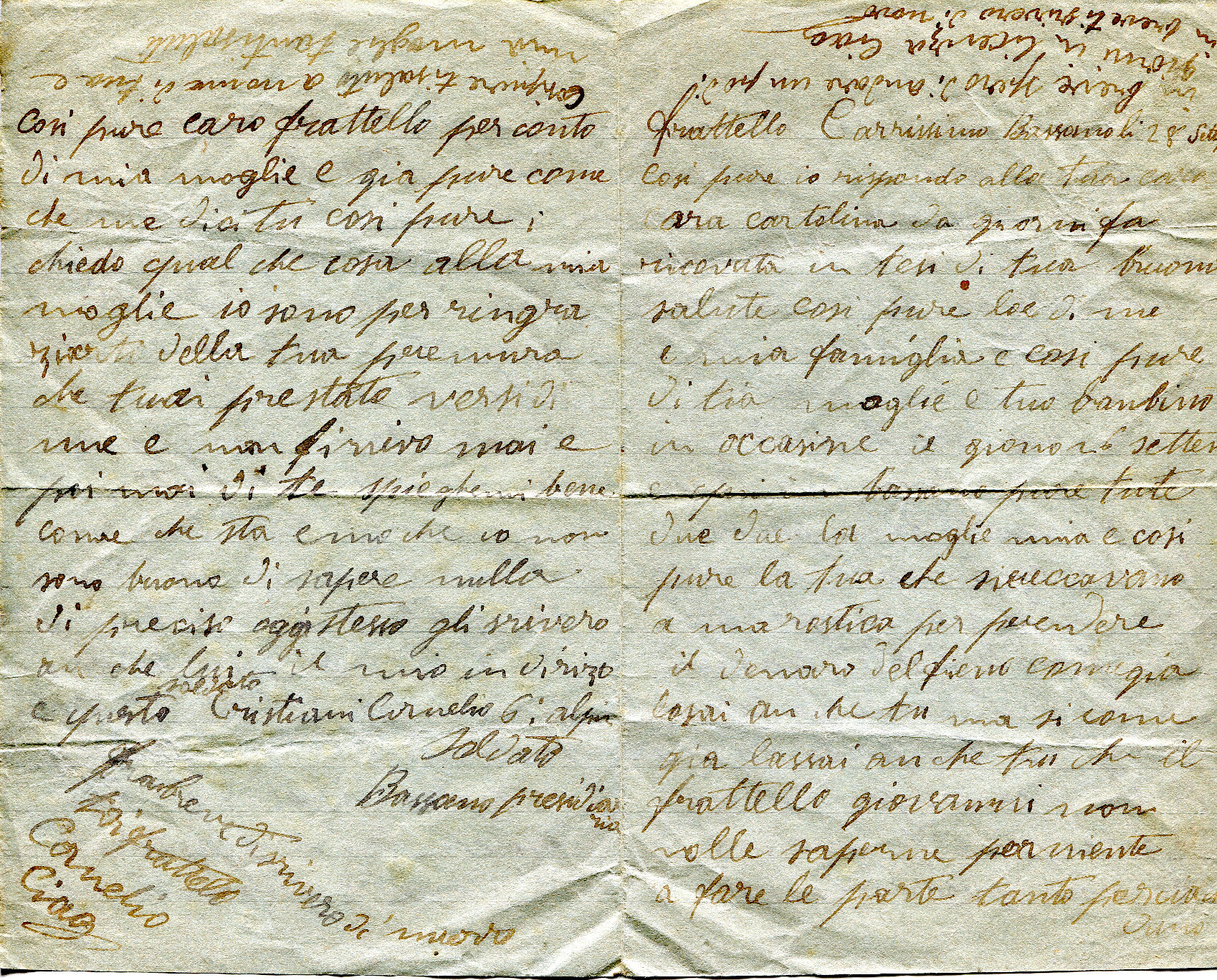 Lettera di Cornelio del 28 settembre  16